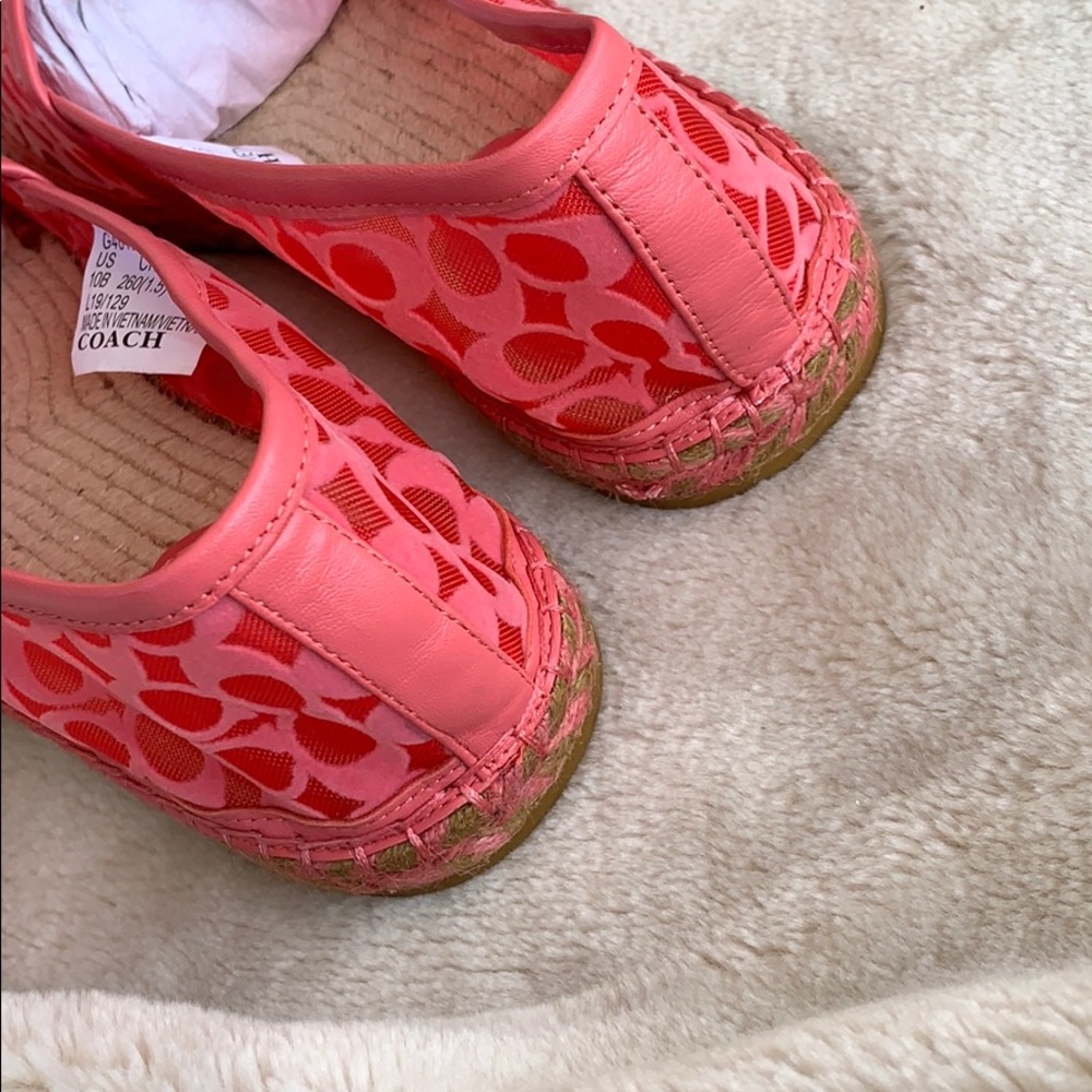 Coach Leather and Mesh Espadrilles 💕 - Picture 5 of 9